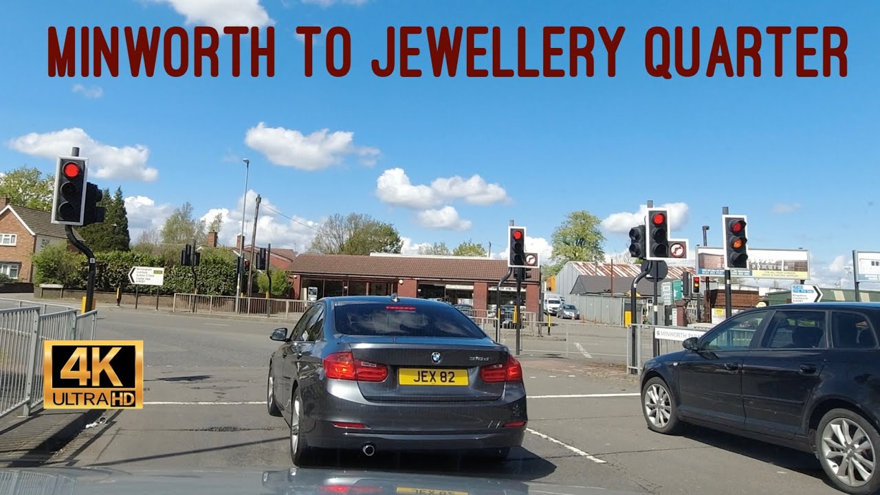 Driving in England/ Minworth to Jewellery Quarter Birmingham City