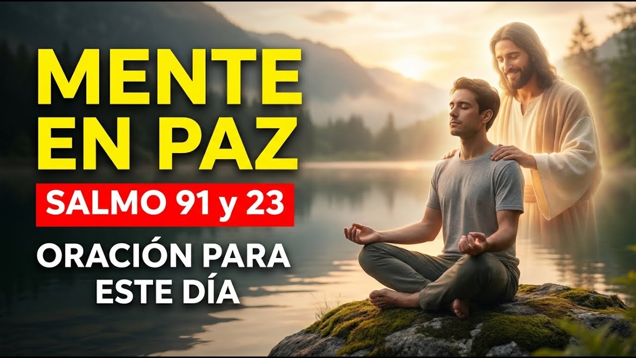 🕊️ ORACIÓN PODEROSA PARA ESTE DÍA: Salmo 91 y 23 Para Ordenar la Mente y Recuperar la Calma ✨