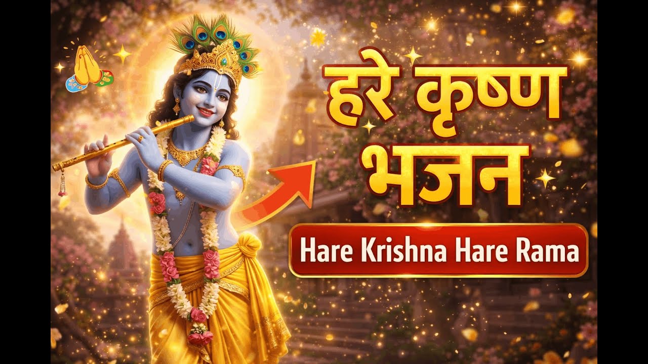 ये नाम जपते ही दिल खुश हो जाता है | Hare Krishna Krishna Bhajan