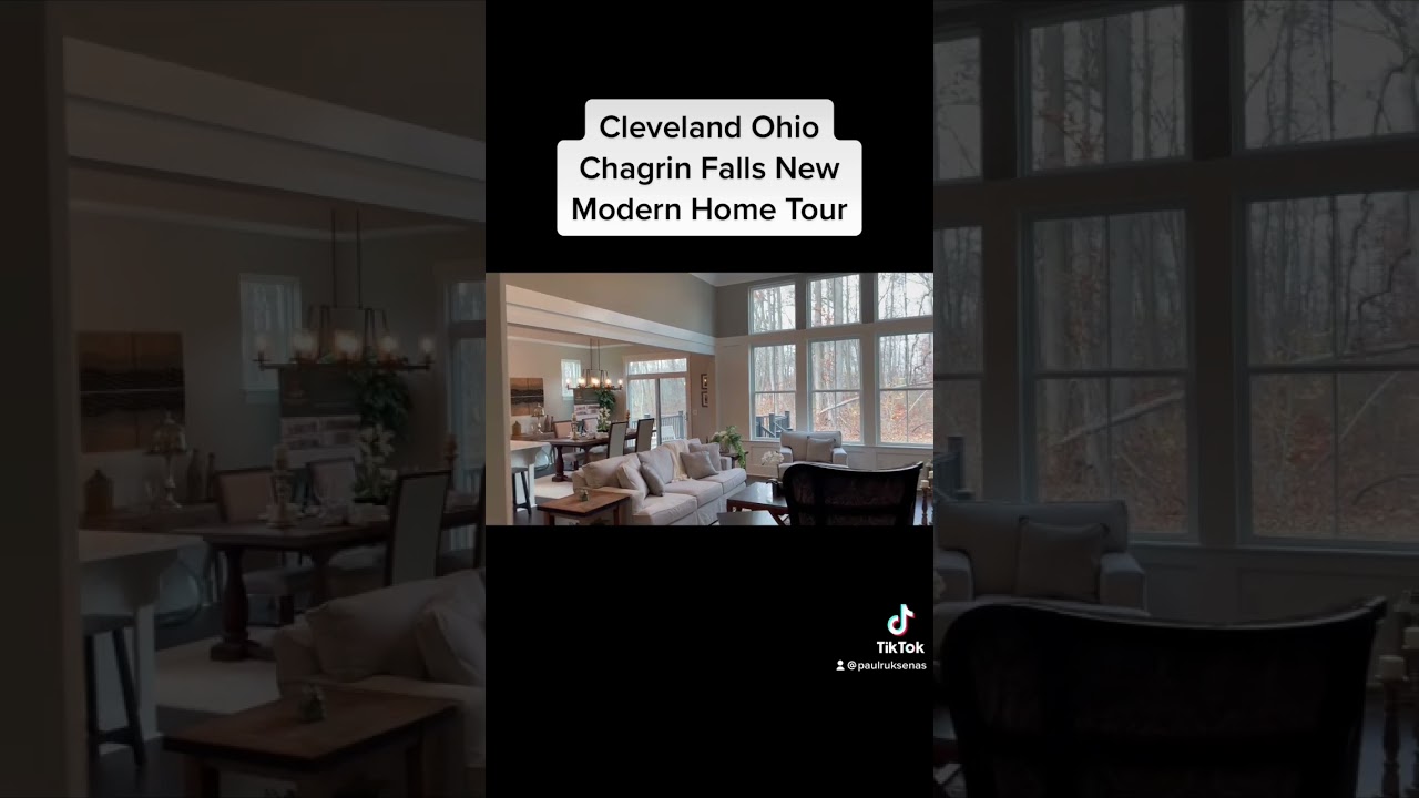 Cleveland Ohio - Chagrin Falls New Modern Home Tour 