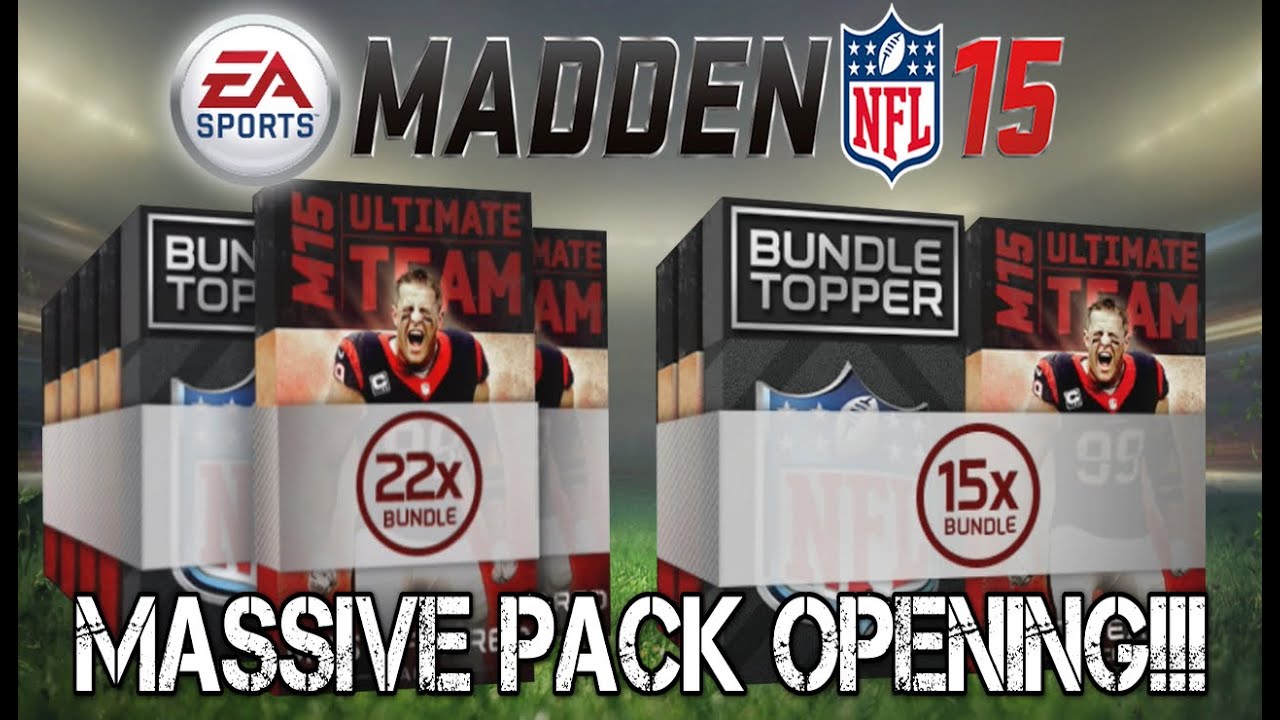 Madden 15 Ultimate Team - 2 Most Feared Bundles! Biggest Pack Opening YET For Tom Brady! MUT 15