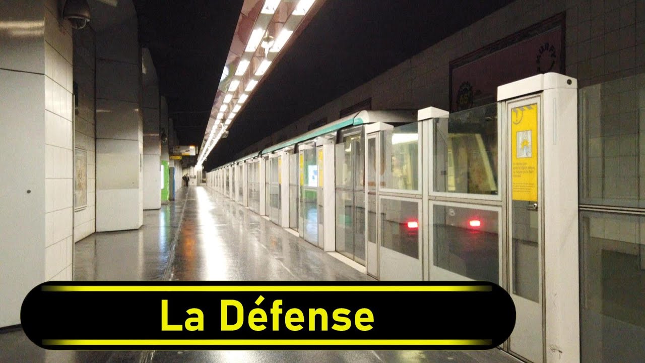 Metro Station La Défense - Paris 🇫🇷 - Walkthrough 🚶