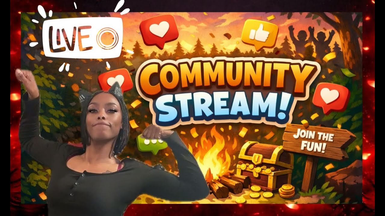 Community Adventure! | lets hang out and play games (Portrait)