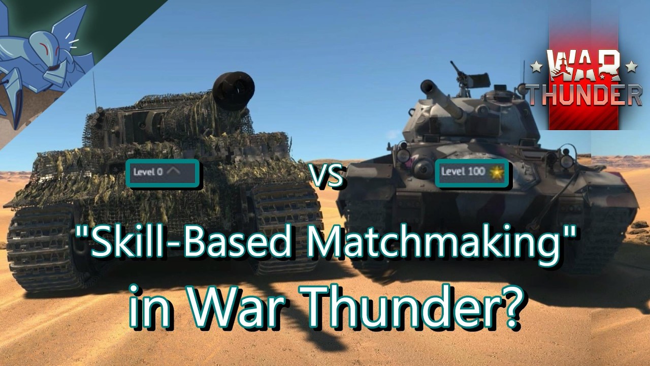 Подбор игроков по уровню мастерства в War Thunder?