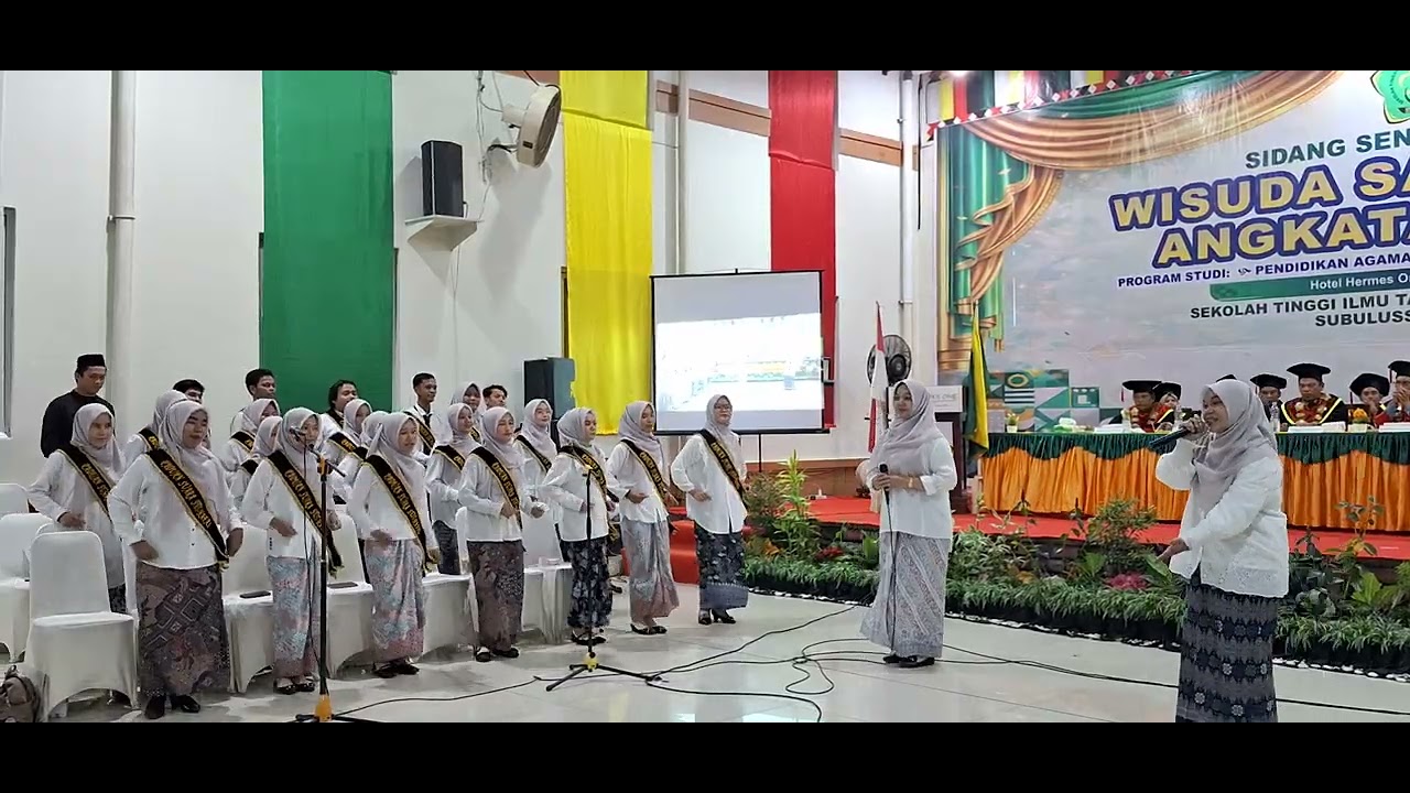 PUISI DAN LAGU Syair Perahu dalam acara Wisuda sarjana S1 Stit Hafaz subulussalam