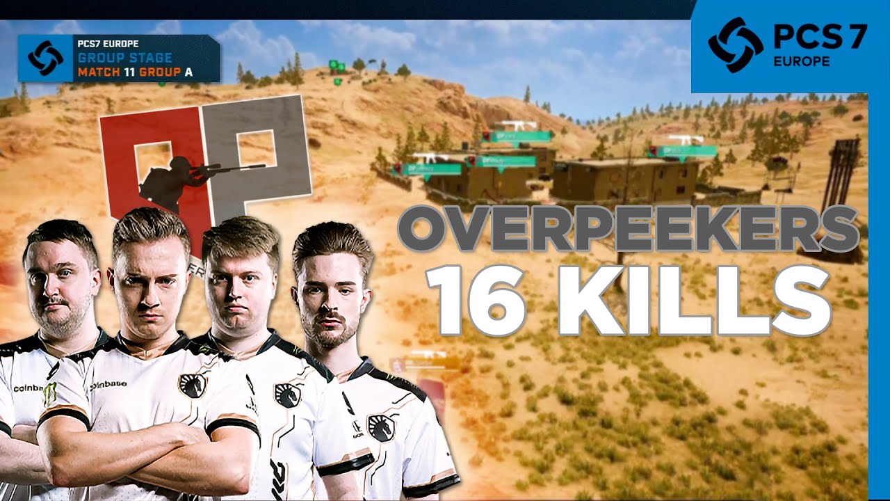 PUBG PCS7 &bull; EUROPE - OVERPEEKERS 16 KILLS