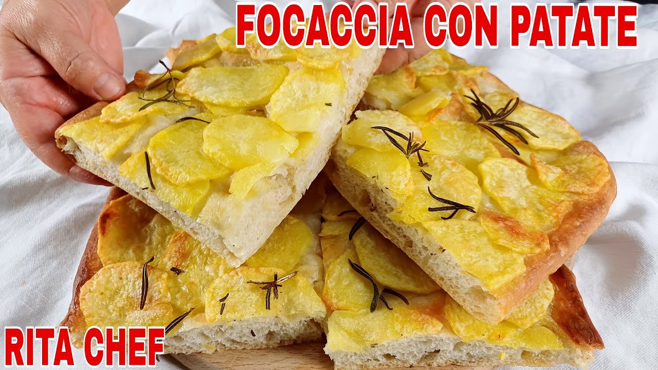 ФОКАЧЧА С КАРТОФЕЛЕМ🍕ШЕФ-ПОВАР РИТА | FOCACCIA WITH POTATOES.