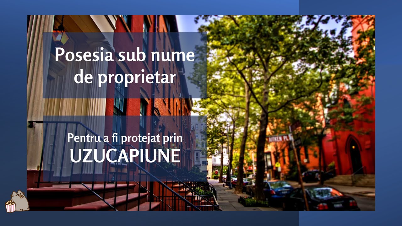 Posesia necesara pentru uzucapiune (MD)