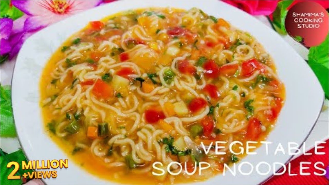 ঝটপট মাত্র ৫ মিনিটে ম্যাগি সুপ নডুলস । Maggi Vegetable Soup Noodle in 5 Minutes | Soup Noodle Recipe