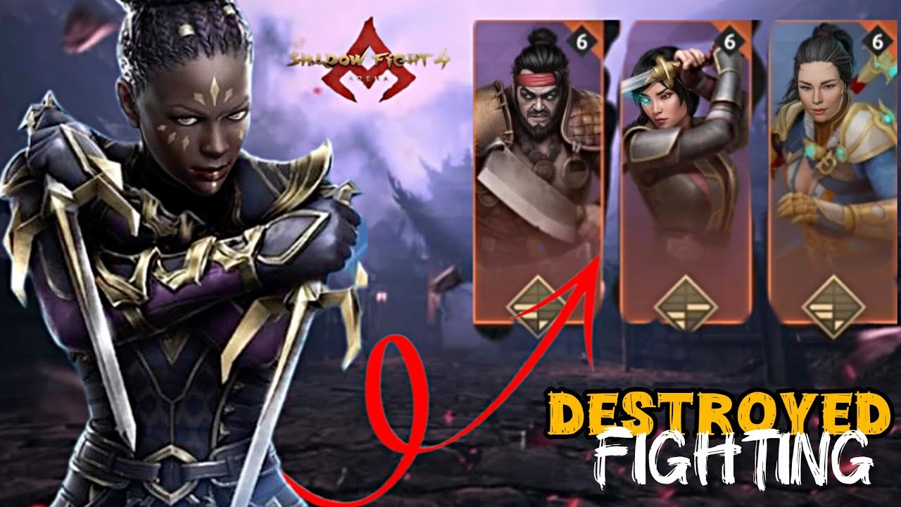 FACING ODYSSEY ONCE AGAIN 💥||DESTROYED FIGHT💀😲||CRAZY MATCHES||Shadow Fight 4 Arena