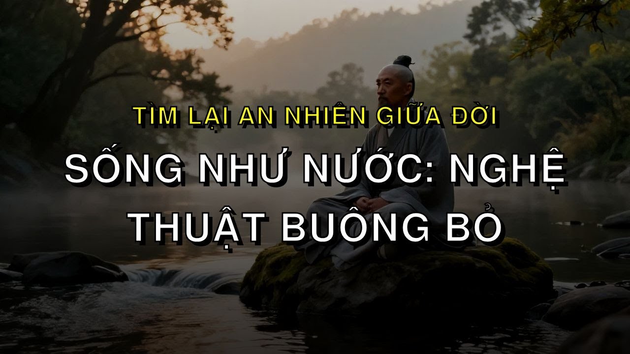 Sống Như Nước: Nghệ Thuật Buông Bỏ Để An Nhiên Giữa Đời Giông Bão (Lão Tử Triết Lý)