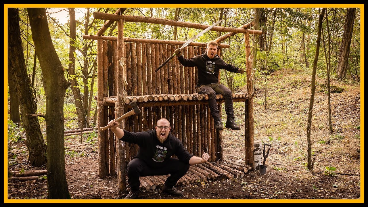 Bushcraft Camp [S05/E06] Wehrgang f&uuml;rs Fort!? 😱 - Outdoor Bushcraft Deutschland