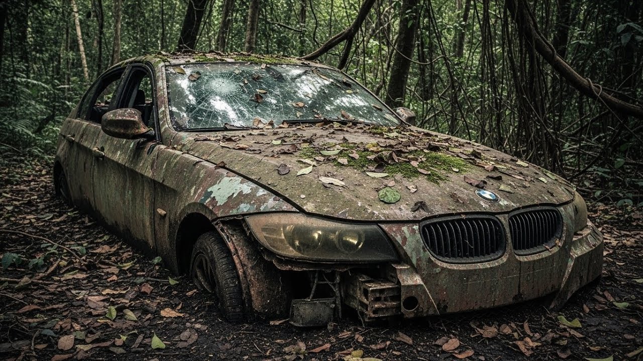 ASMR Car Restoration! Full Restoration 2010 BMW 3 Series Abandonado → Como Nuevo