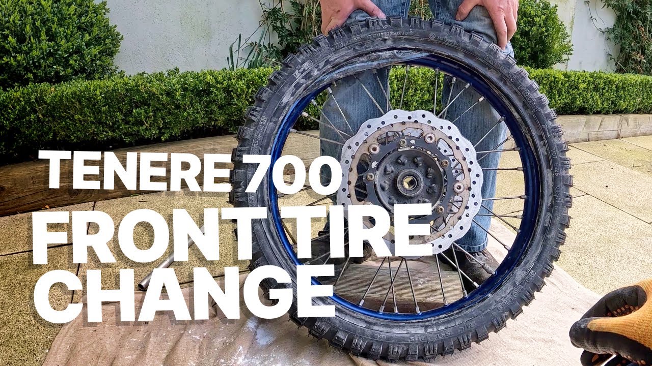 How to Change a Tenere 700 Front Tire | Trail Stand & Basic Tools