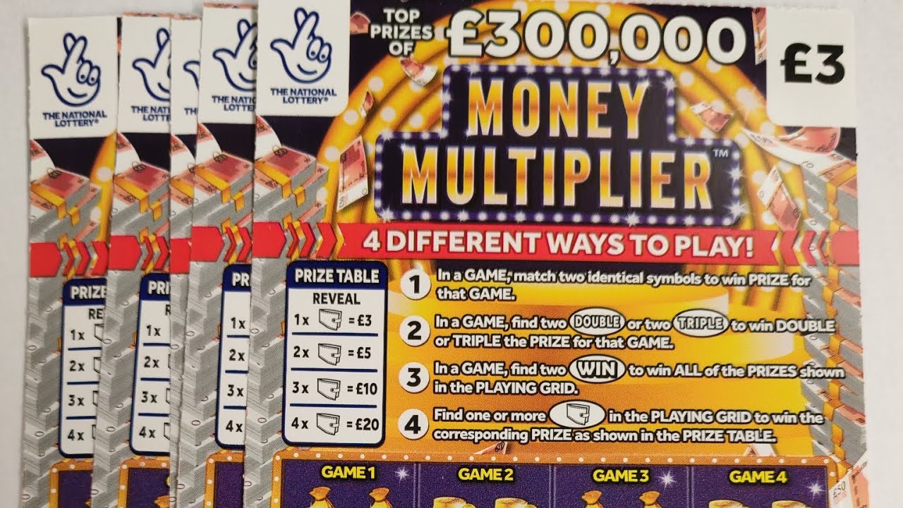 New money multiplier scratch cards £15 in play