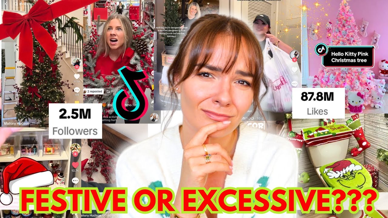 The Influencer Obsession With Over-The-Top Christmas Decor