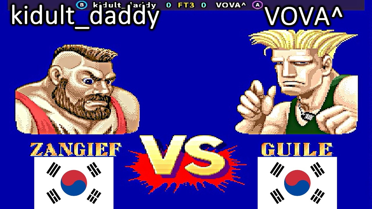Street Fighter II': Champion Edition - kidult_daddy vs VOVA^ FT3