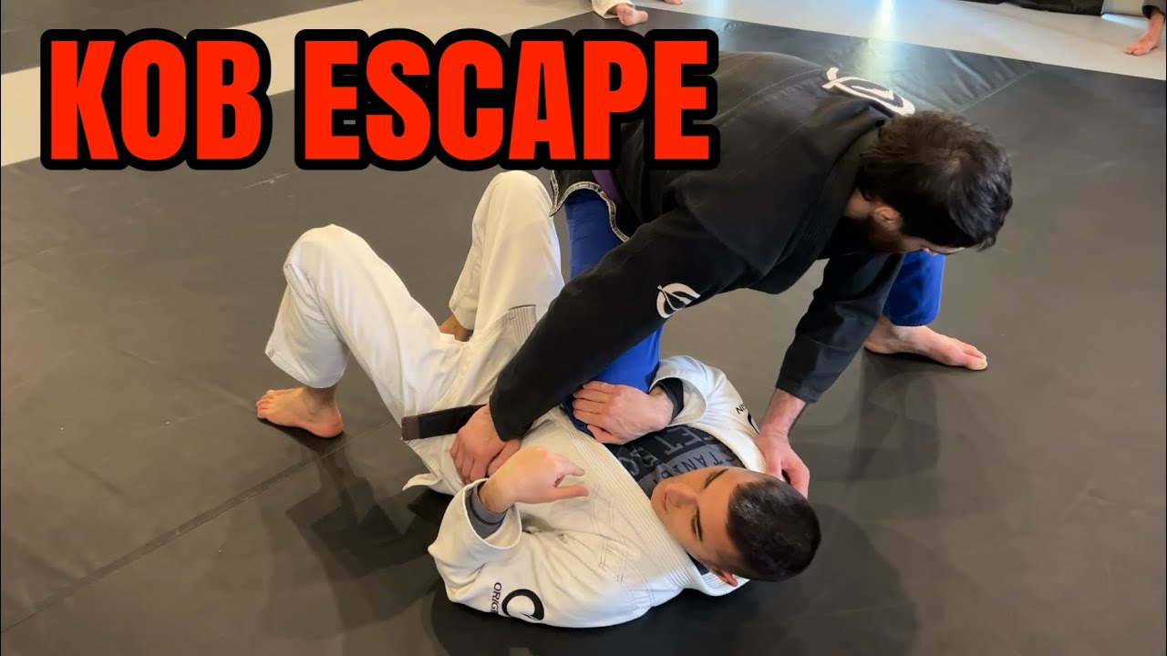 Escape to Low Single Leg from Bottom Knee on Belly (Knee Tap) 2