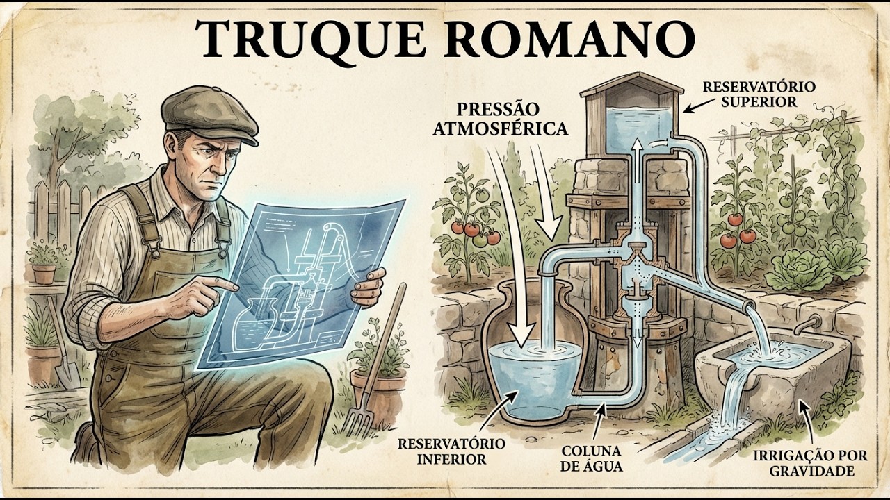 A bomba de água “Zero Energia” de $15: um truque romano antigo para jardins modernos