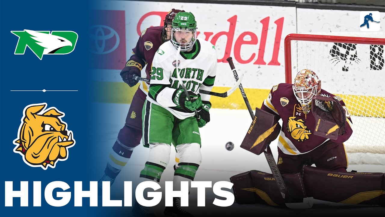 North Dakota vs Minnesota Duluth | NCAA College Hockey | Highlights - March 14, 2026