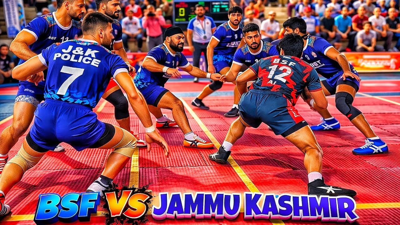 BSF 🆚 Jammu Kashmir || Kabaddi - Men || 2nd All India Police Games 2025-26, Jammu 