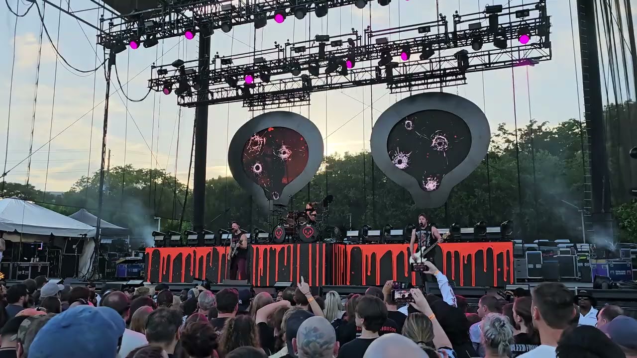 Bullet For My Valentine - 4 Words (To Choke Upon) - Red Hat Amphitheater - Raleigh, NC - 05/18/2025