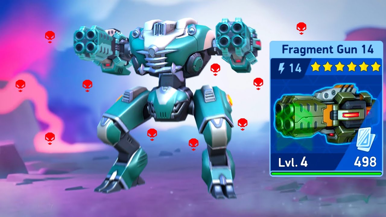 Don't Underestimate Power of Common Paragon & Fragment Gun 14 - Mech Arena