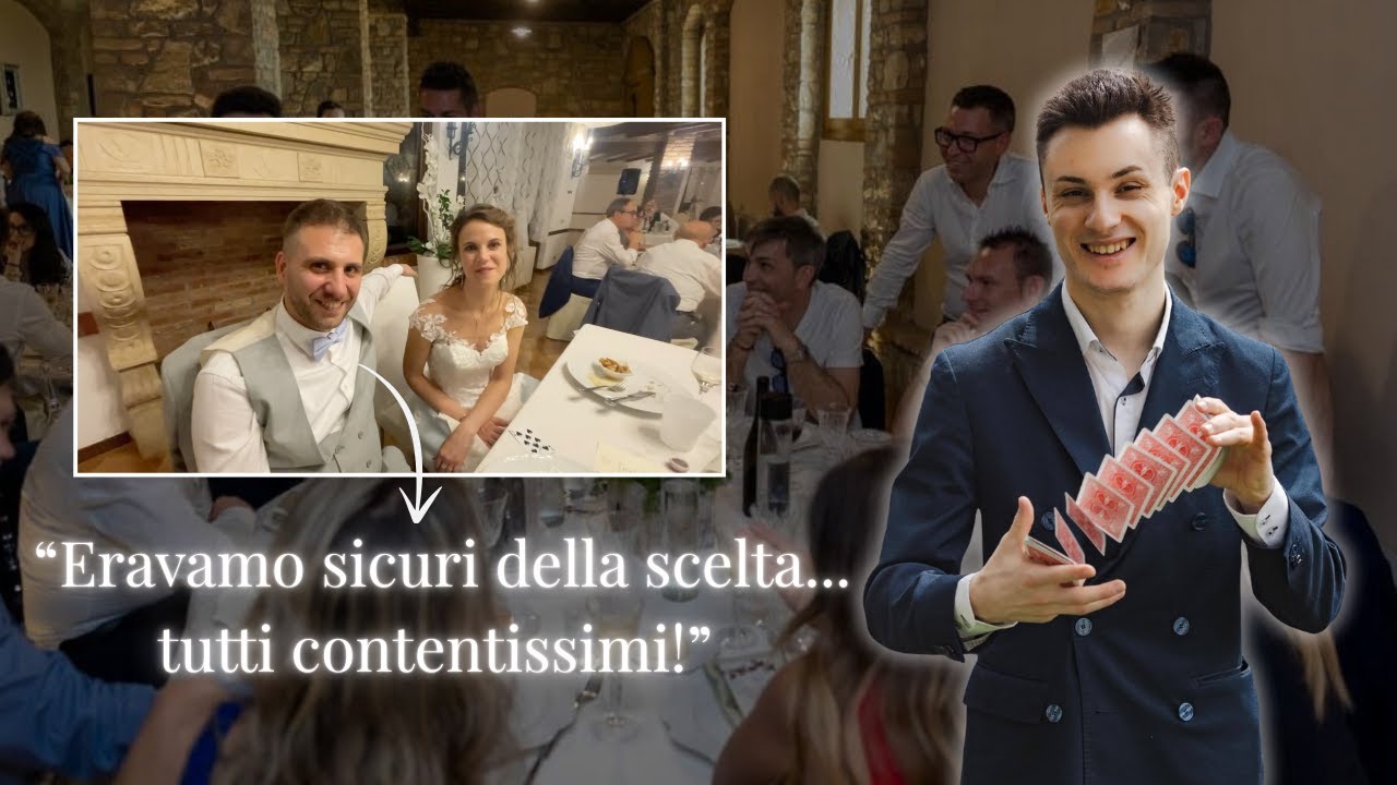 Ma il mago è un intrattenimento valido per gli eventi? Ecco cosa dicono quelli che mi hanno scelto!