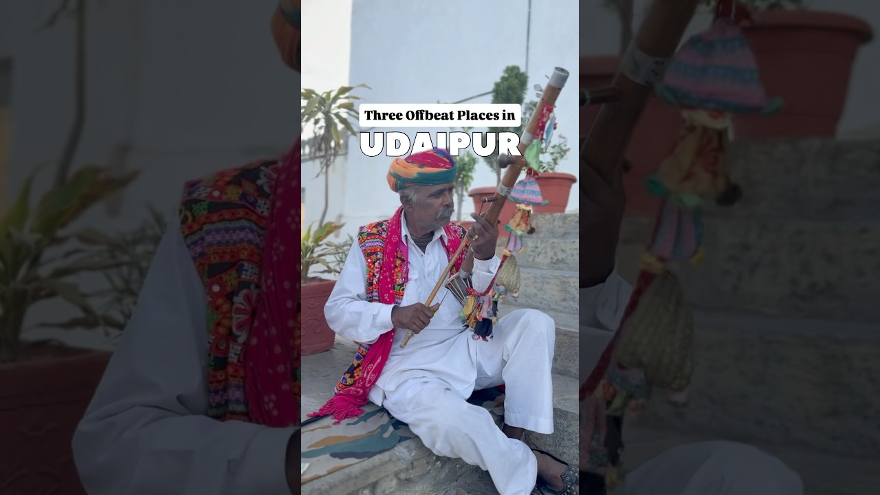 3 Offbeat Places You can&rsquo;t skip in Udaipur 😍 #udaipur #udaipurdairies #udaipurvlog #travelshorts l