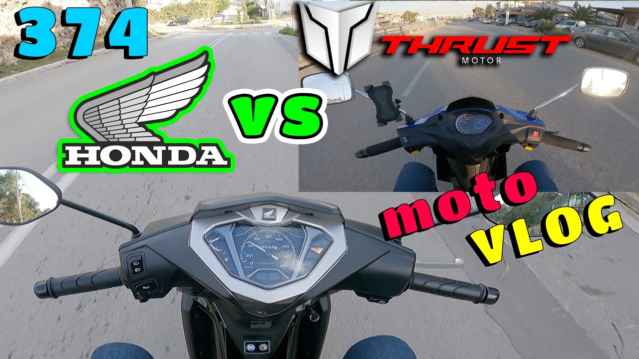 οδηγώ και συγκρίνω Honda Supra-X 125 2024 με Thrust Blitz 115