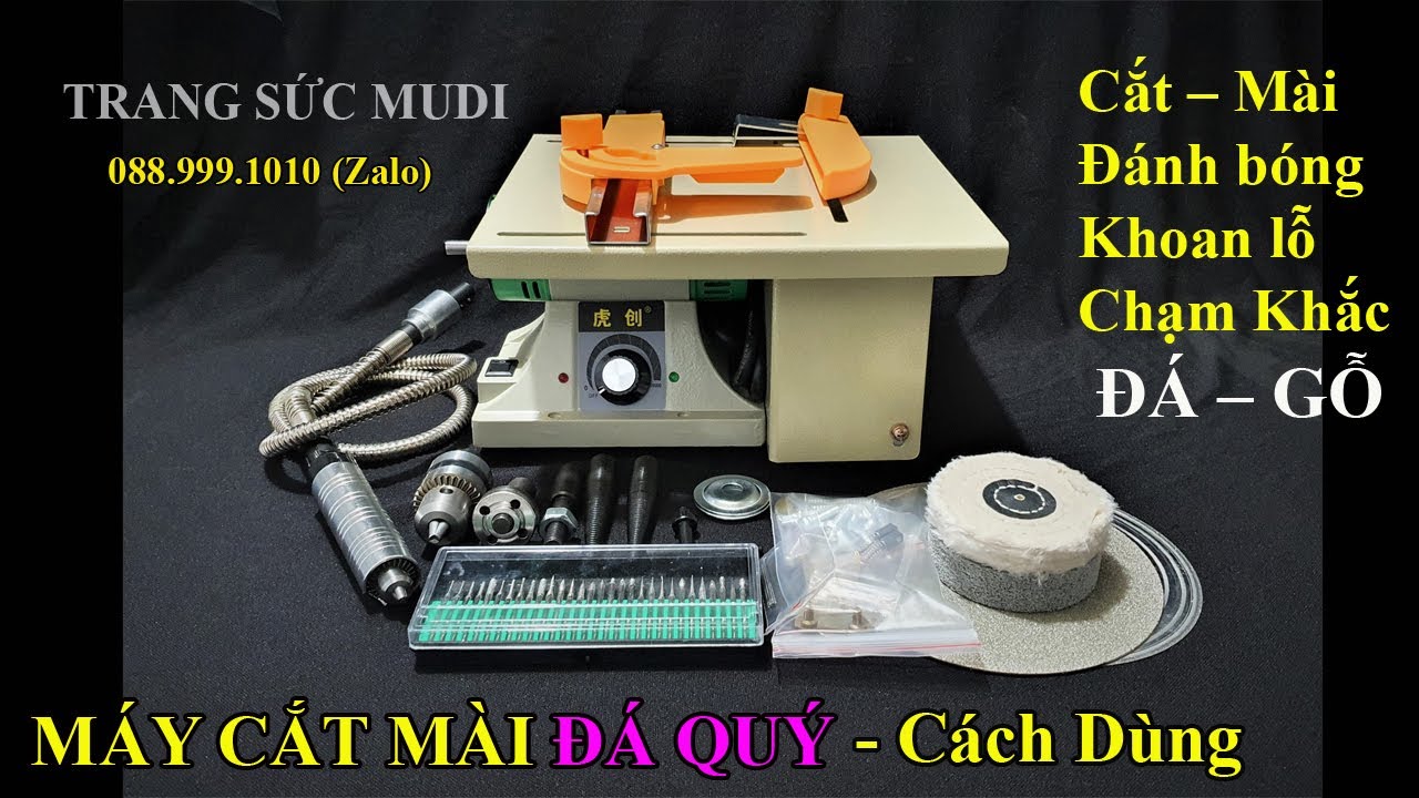 MUDI - MÁY CẮT MÀI ĐÁ QUÝ ĐA NĂNG| CÁCH LẮP ĐẶT VÀ SỬ DỤNG