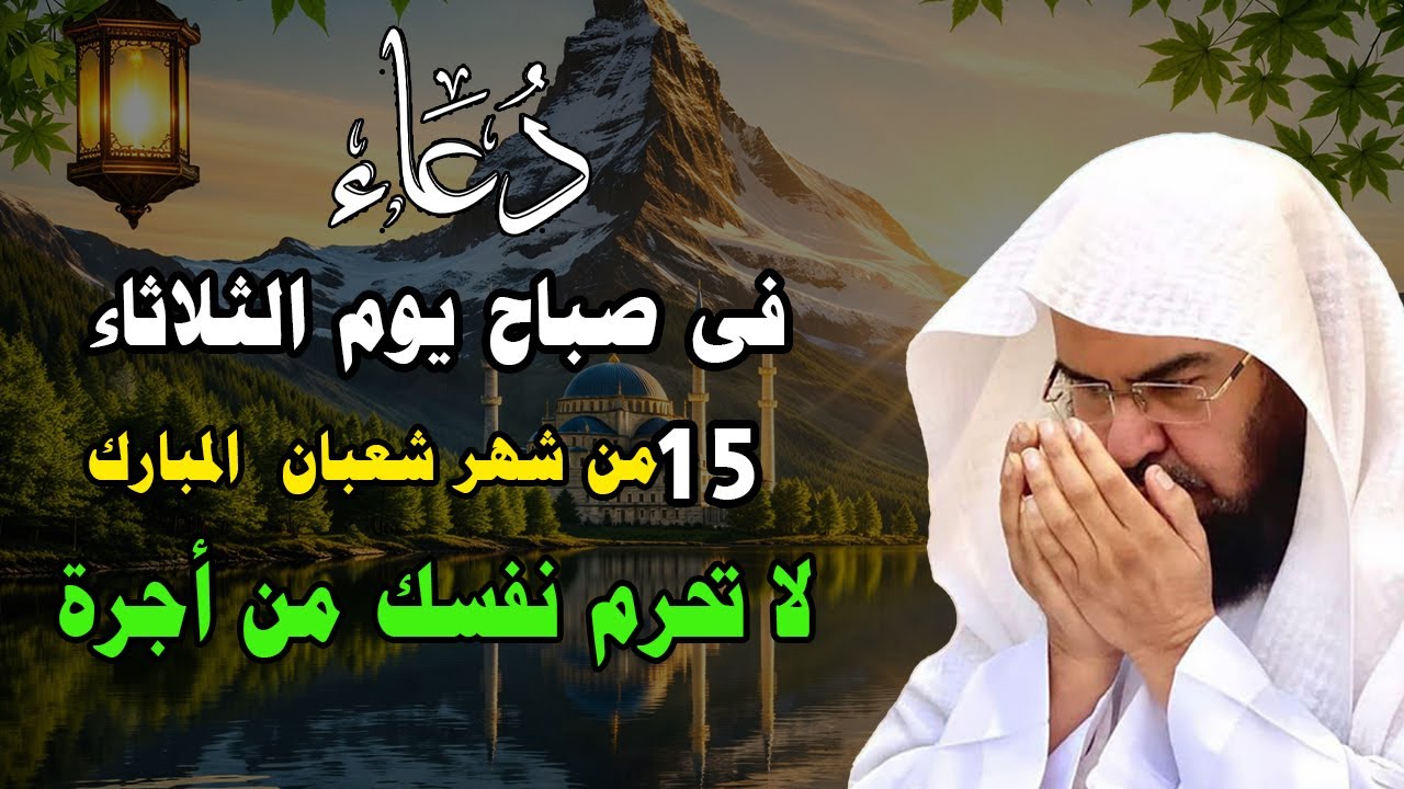 دعاء في يوم السبت  المستجاب دعاء يوم 12 من شهر شعبان للرزق والشفاء العاجل وقضاء الحوائج 🤲(4k)