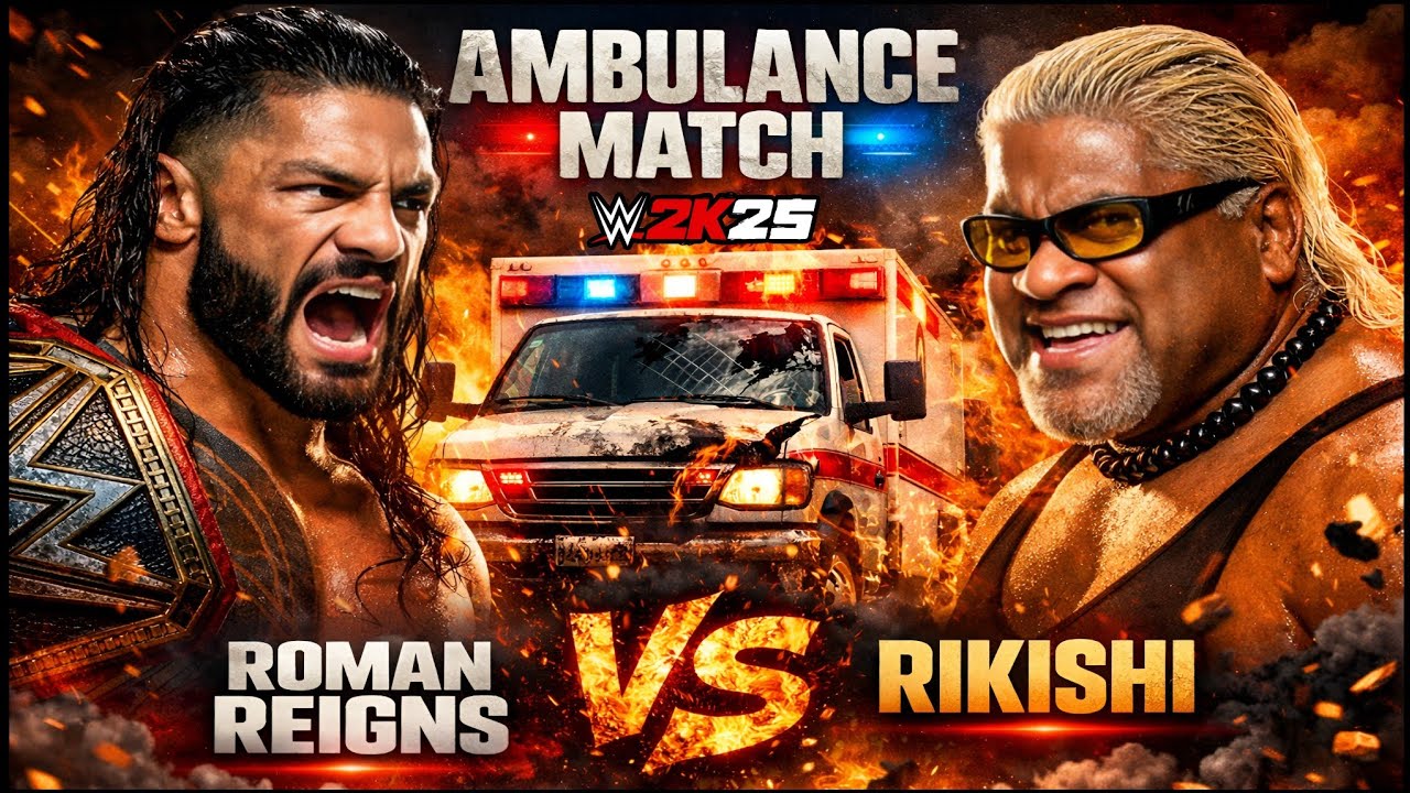 Can Roman Reigns defeat Rikishi In An Ambulance Match In WWE 2k25 