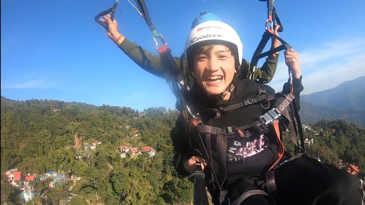 Paragliding Garda Jhandai Morey😂❤️@sompay