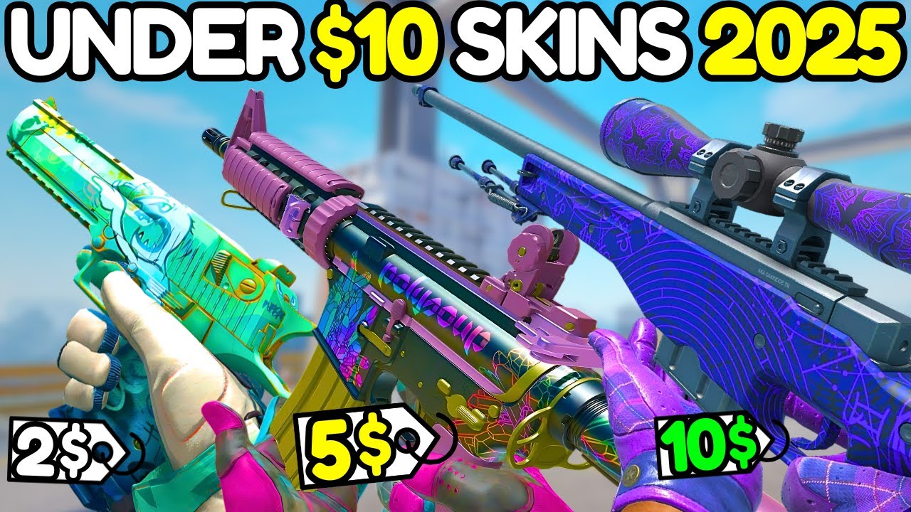 The BEST CHEAP Skins in 2025 Under $10 (Budget CS2 Skins)