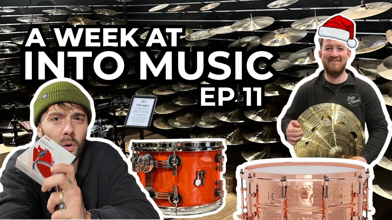 Неделя в магазине барабанов Into Music. Эпизод 11! Последствия UKDS, Рождество от Olly и новые пр...