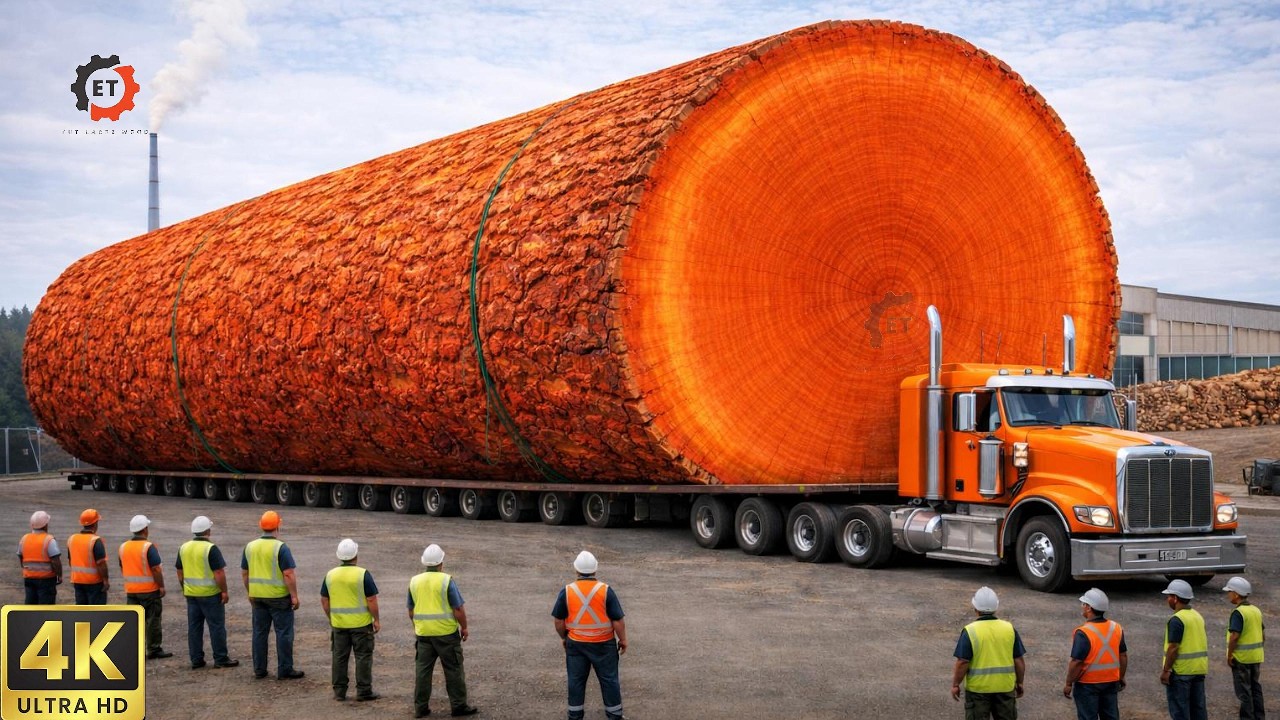 Inside the Extreme Wood Factory | Giant Logs and Heavy Machinery Creating Luxury Wood Tables