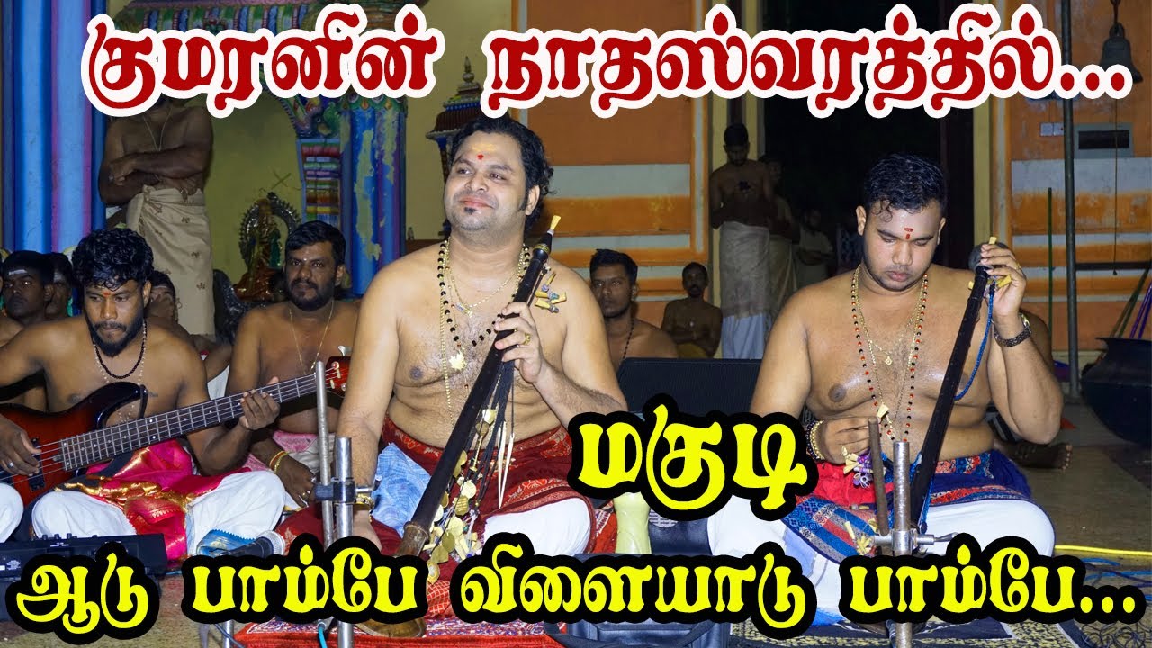 மகுடி நாதஸ்வரத்தில் | ஆடு பாம்பே விளையாடு பாம்பே | Snake Song Magudi in Nadhaswaram!