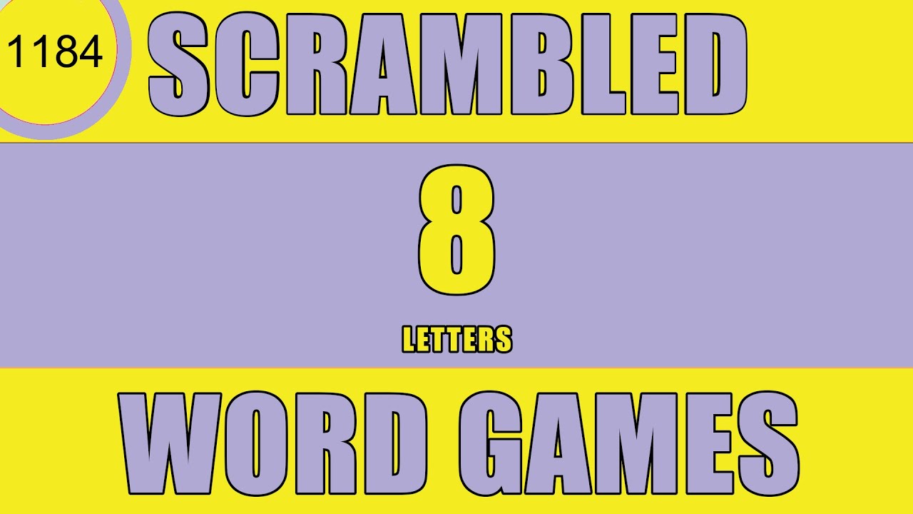 Scrambled Word Games-  | Can you guess all scrambled words? Jumbled Words| Guess the Word Games