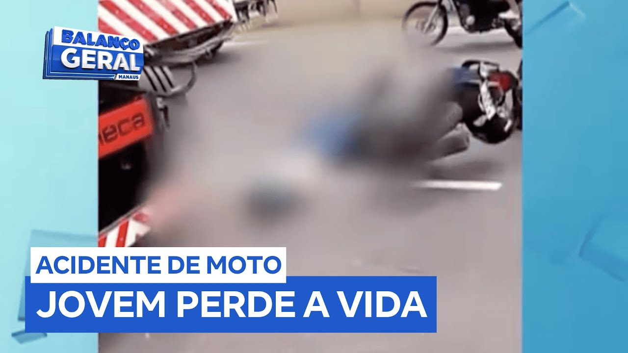 Motociclista morre ao bater em coletor de lixo na zona oeste de Manaus (AM)