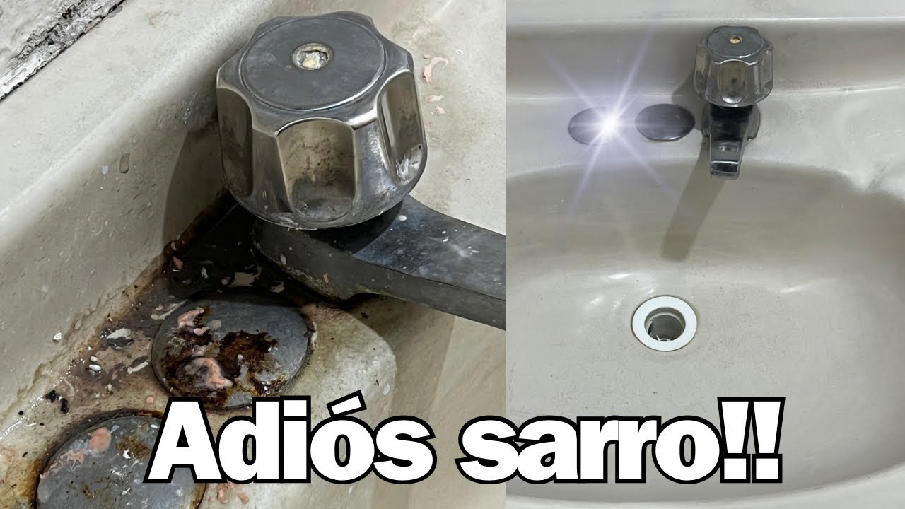 Cómo quitar el SARRO del LAVABO | Súper fácil‼️
