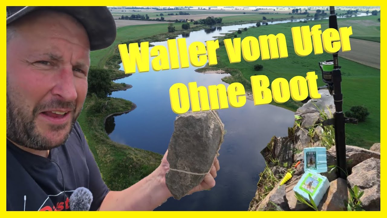 Welsangeln am Fluss Elbe vom Ufer ohne Boot zum Traumfisch – so einfach geht’s!