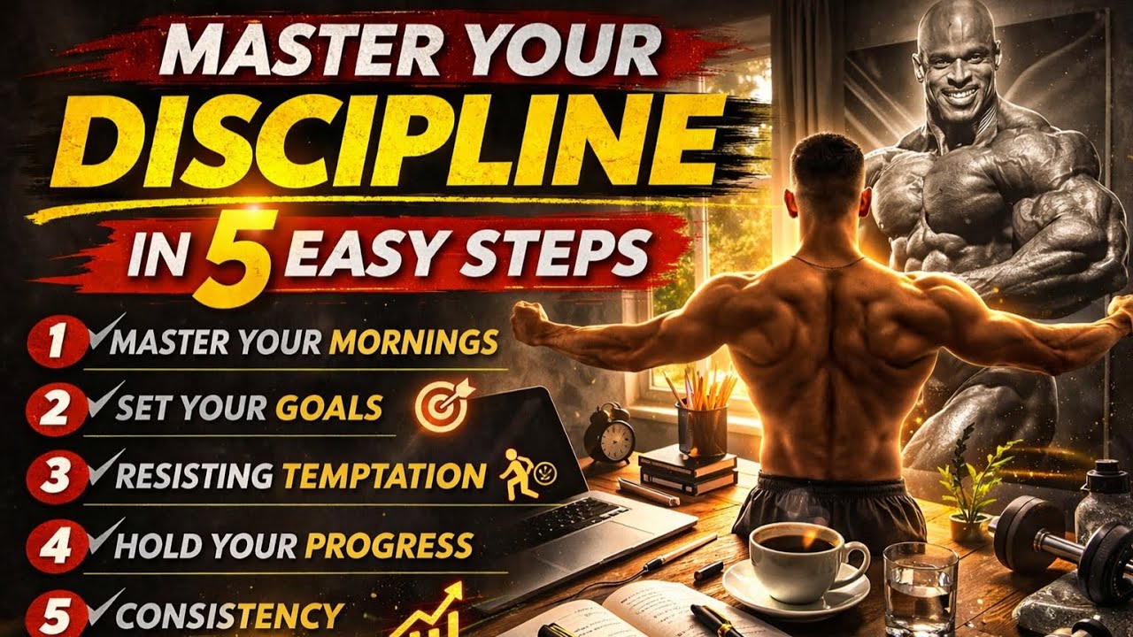 Master your DICIPLINE in 5 easy steps 