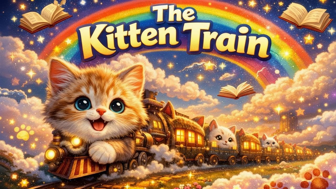 🚂🎵 Der Katzenbaby-Zug – Abenteuer, Spaß & Tanz im Wolkenwald! 😺🌈🎶
