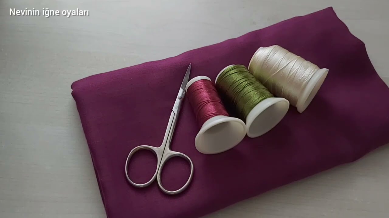 Yapımı kolay gösterişli iğne oyası model anlatımı ✅handarbeistmodel
