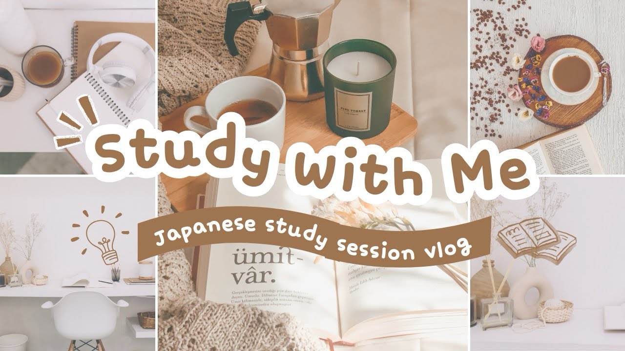 Japanese study Vlog - Come study Japanese with me