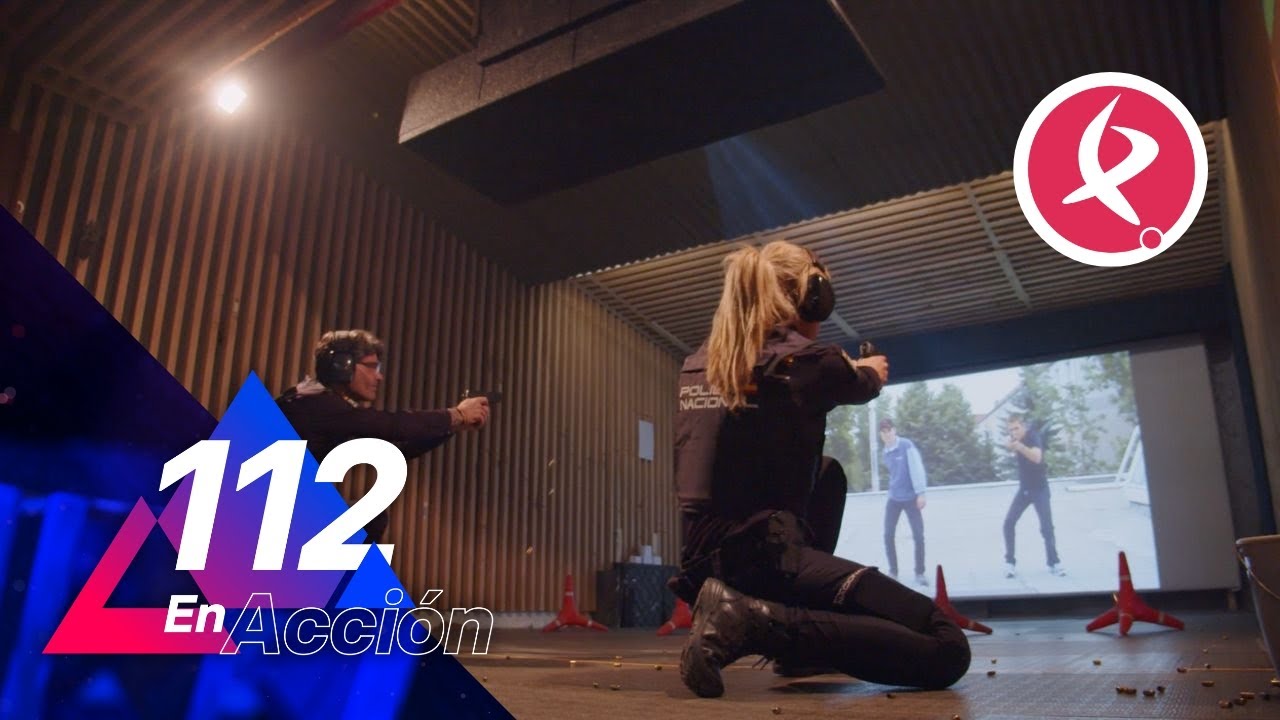 Así es la galería de tiro virtual de la Policía Nacional | #112enAcción