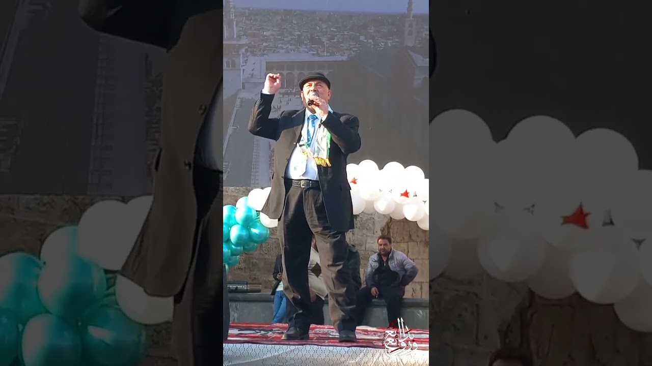 شباب الهدى - بكاء أبو راتب في قصيدة تالله ما الدعوات - حفلة قلعة حلب حفل التحرير و النصر موسى مصطفى