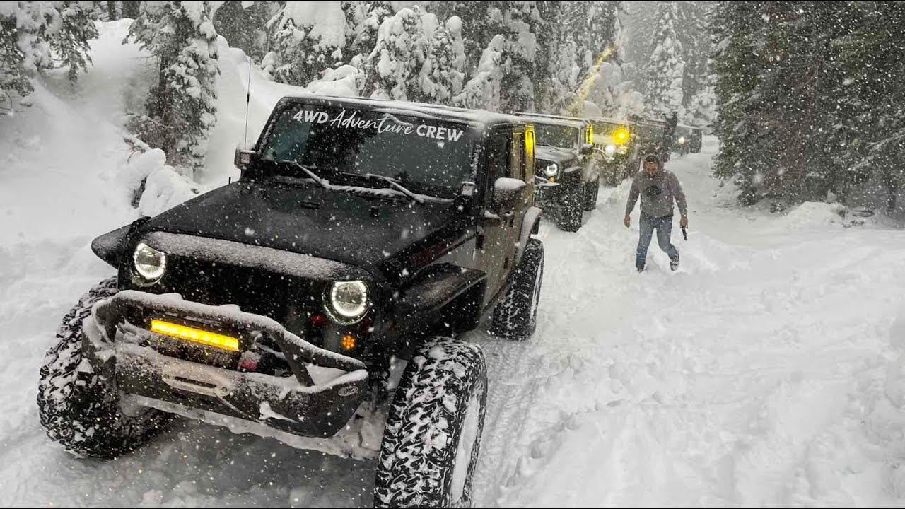 Deep Snow Adventure in Back Country of Bowman Lake