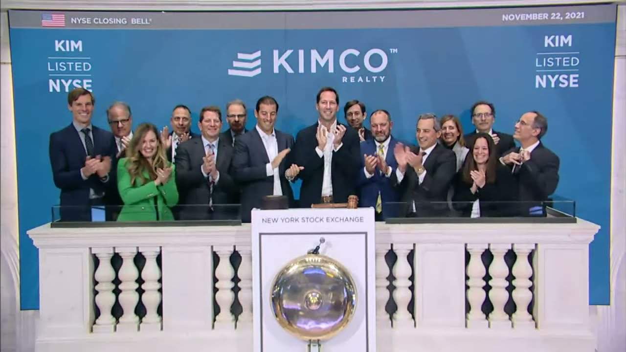 Kimco Realty Corp. (NYSE: KIM) Rings The Closing Bell&reg;.